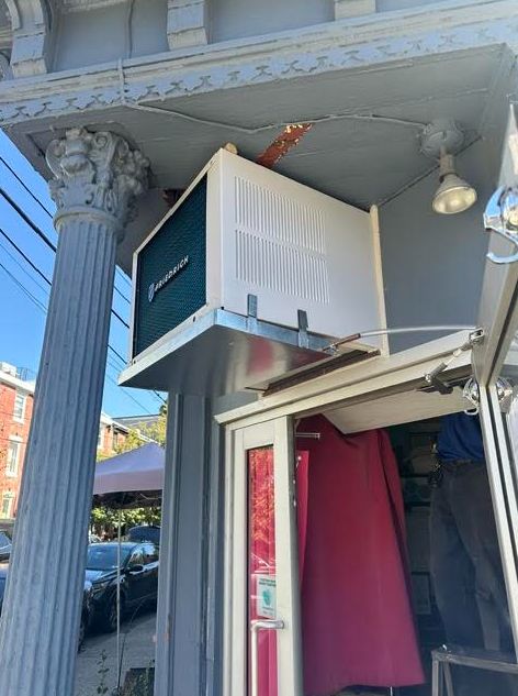 After custom air conditioning installation by Jarman Sales and Service