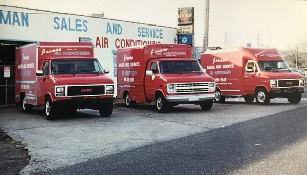 Historic Jarman Sales and Service trucks